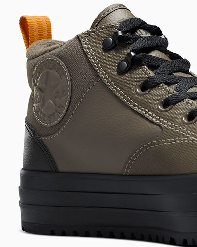 Chuck Taylor All Star Malden Street Boot Truffle/Harvest Moon/Black, Detail Angle View