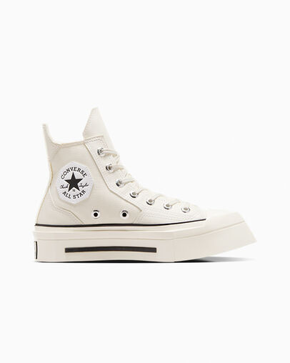 Chuck 70 De Luxe Squared Garza/Negro/Garza, Outer Side View
