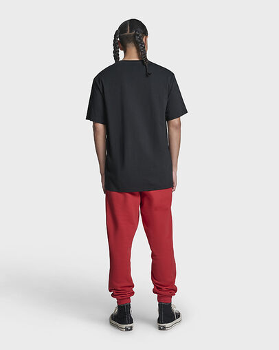 Star Chevron T-Shirt Black, Back View