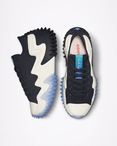 Run Star Motion Desert Gradient Schwarz/Royal Pulse/Egret, Top and Side View