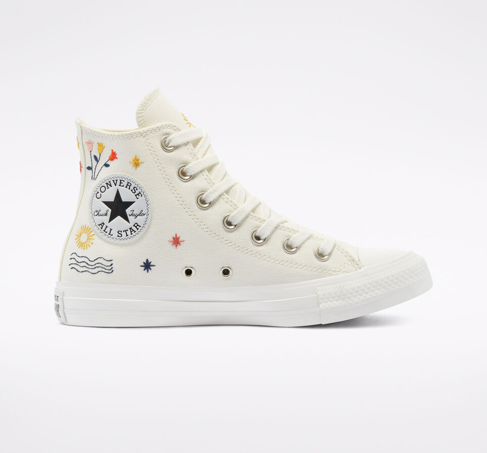 It's Okay To Wander Chuck Taylor All Star Garza/Blanco vintage/Negro