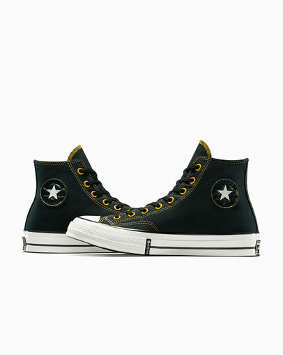 Chuck 70 GORE-TEX Waterproof Black/Sunny Angle/Black, Detail Angle View