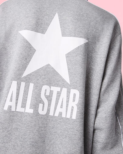 Mens All Star Track Pullover Sweatshirt Vgh, Detail View