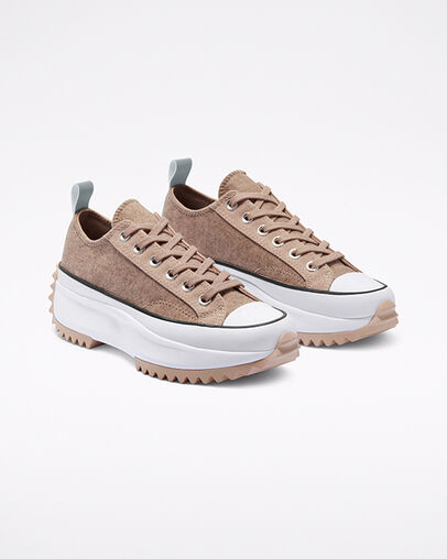 Unisex Black Ice Run Star Hike Sel rose/Noir/Blanc, Angled View