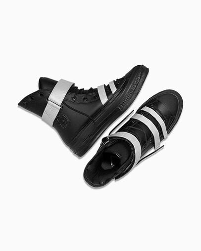 Converse x Anonymous Club Chuck 70 Black/Steel Gray/White, Angled View