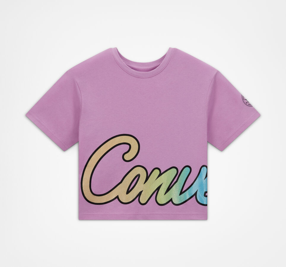 Glitter Script Boxy T-Shirt