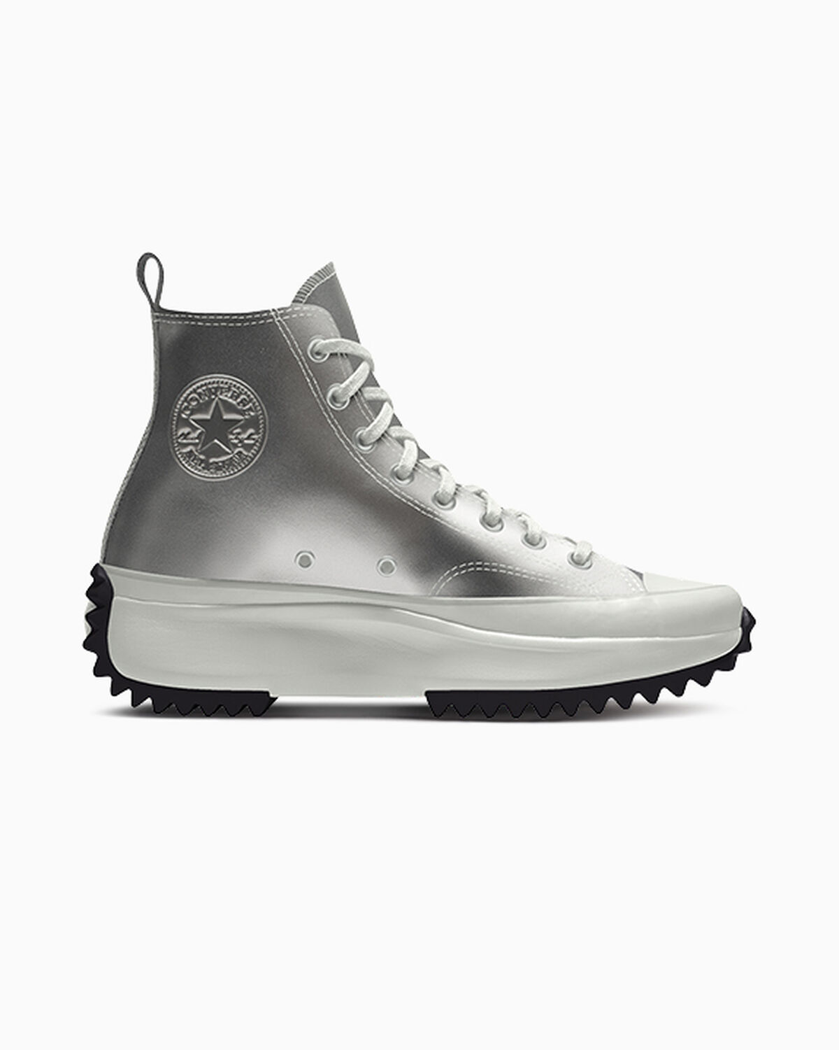 Custom Run Star Hike Platform Leather By You - A04222CSP24_silver_CO