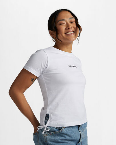 Camiseta Wordmark Fashion White, Front View