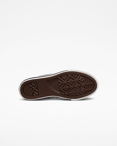 Chuck Taylor All Star Lined Leather Utility Green/Aloe Green, Outsole View