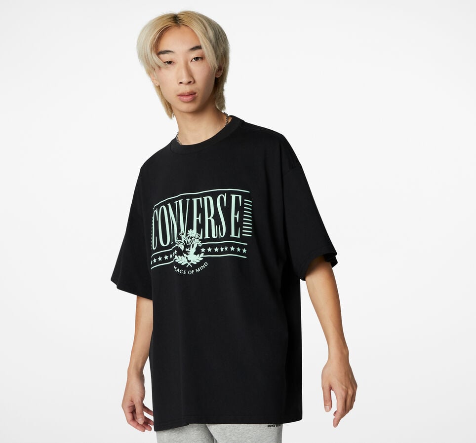Converse Converse College Graphic T-Shirt Black