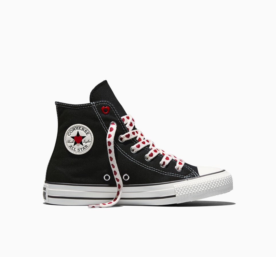 Chuck Taylor All Star Valentine's Day Black/Vintage White/Days Ahead Red
