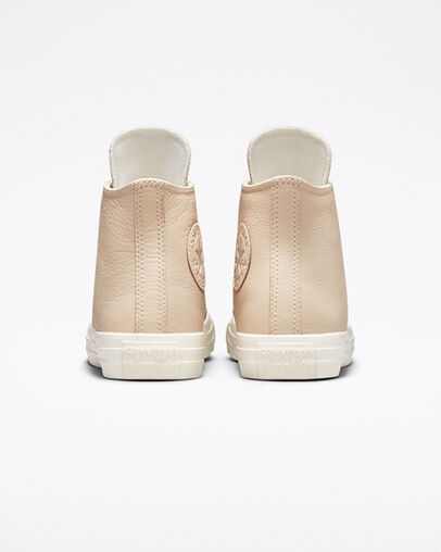 Chuck Taylor All Star Earthy Neutrals Bisonte claro/Garza/Oro claro, Heel View