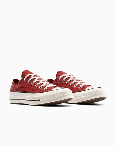 Chuck 70 Satin Leopard Rottin Apple/By The Campfire, Top and Side View