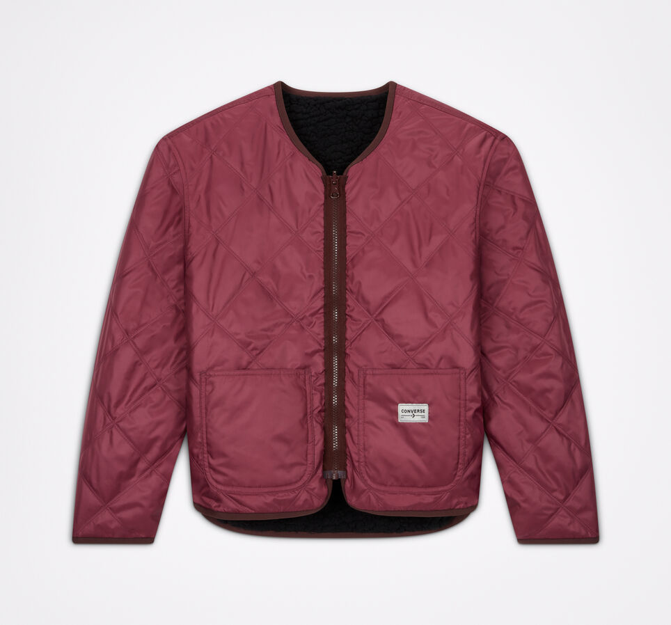 Reversible Sherpa Jacket Converse Black Multi