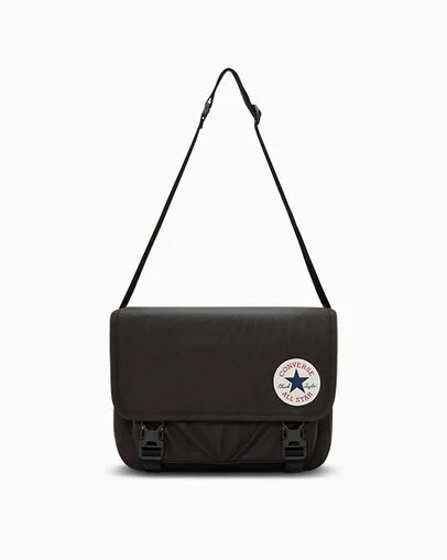 Chuck Taylor Messenger Bag Converse Black, Front View