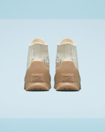 Chuck Taylor All Star Lugged Winter 2.0 Egret/Light Twine, Heel View