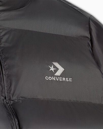 Pocket Puffer Jacket Dark Matter, Full Body View