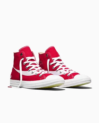 Converse x Coca-Cola Chuck Taylor All Star Racing Red/White/White, Top and Side View