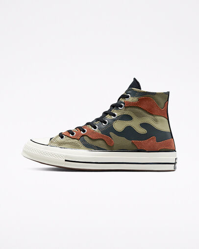 Chuck 70 Hybrid Camo Field Surplus/Black/Egret, Inner Side View