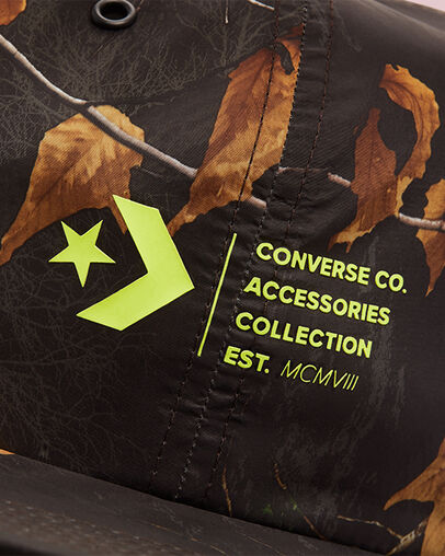 Mountain Club Real Tree Strapback Converse Black, Back View