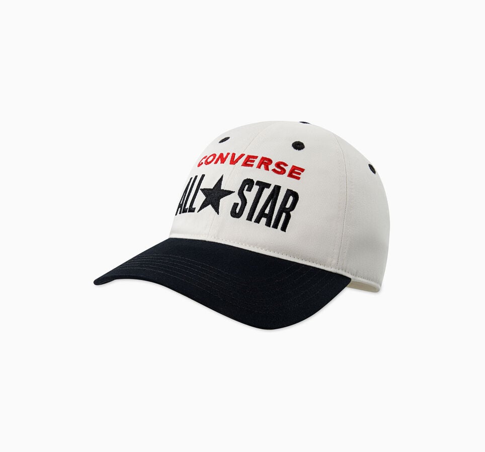 All Star Relaxed Baseball Cap Black/Egret