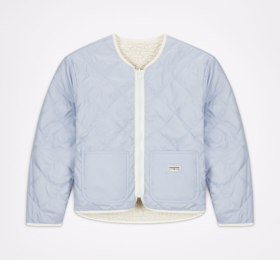 Reversible Sherpa Jacket Egret Multi