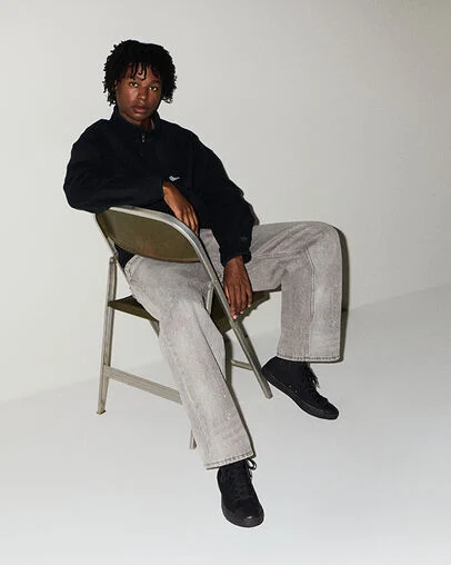 Chuck Taylor All Star Noir monochrome, On Foot Shot 1