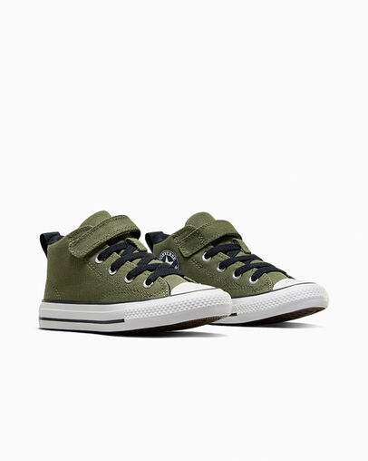 Chuck Taylor All Star Malden Street Easy On Utility/White/Black, Top and Side View