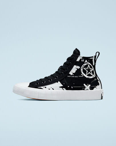 UNT1TL3D Script Negro/Negro/Blanco, Inner Side View