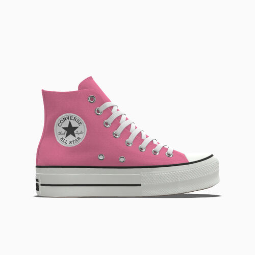 Converse Custom Chuck Taylor All Star Lift Platform Canvas By You Pink – 171209CHO24_pink_COC
