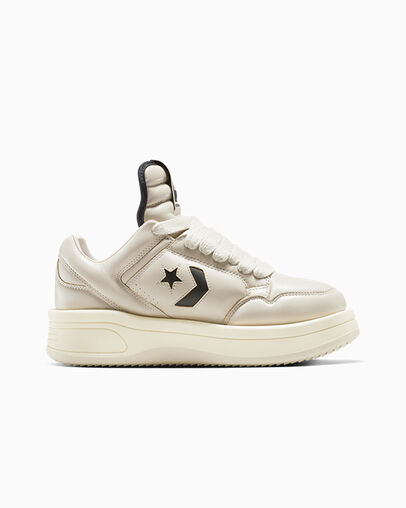 Converse x DRKSHDW TURBOWPN Pelican/Cloud Cream/Black, Outer Side View