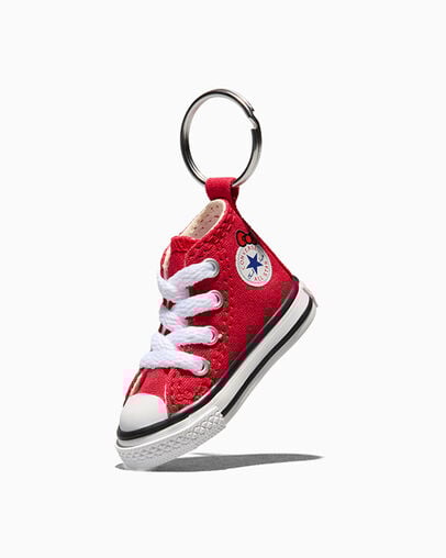 Converse x Hello Kitty And Friends Chuck Taylor All Star Keychain Red/White/Black, Front View