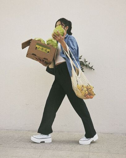 Chuck Taylor All Star Lugged Heel Platform White/Black/Egret, Detail Angle View