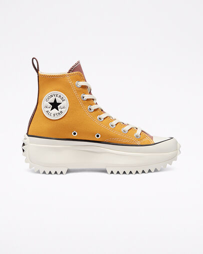 Tri-Panel Run Star Hike Oro girasol/Pergamino, Outer Side View