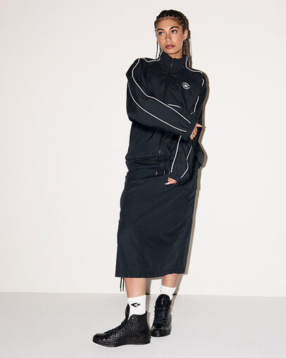 Chuck 70 Woven Leather Black/Black/Black, On Foot Shot 1