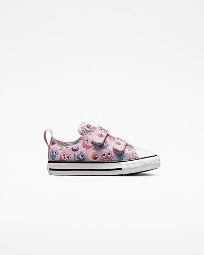 Chuck Taylor All Star Easy-On Owls Rosa &aacute;rtico claro/Sol suave, Outer Side View
