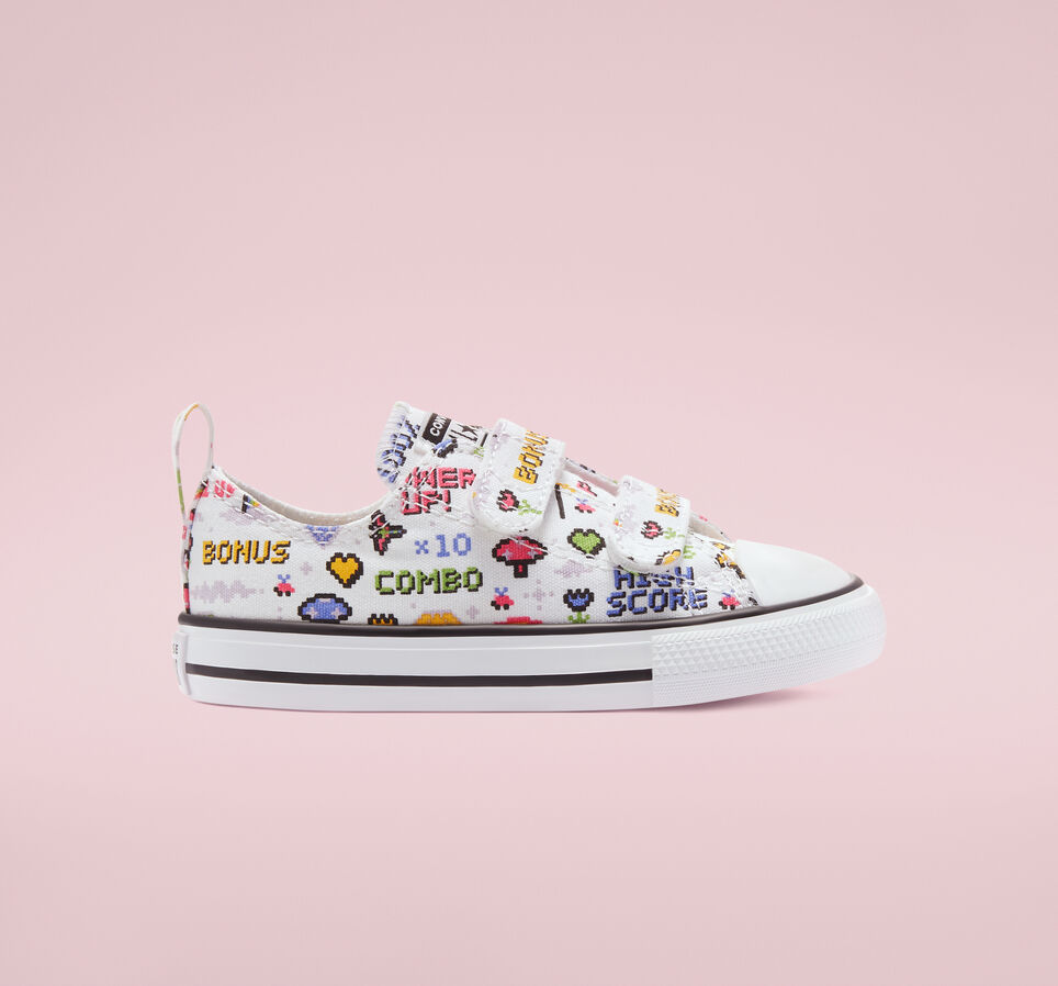 Chuck Taylor All Star Easy-On Gamer White/Black/Bold Pink
