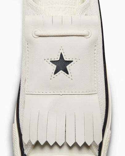 Chuck Taylor All Star Tassels Blanco vintage/Garza/Negro, Detail Angle View