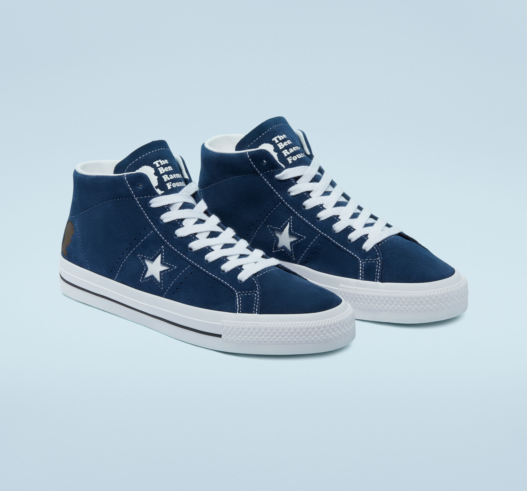 CONS One Star Pro Mid Ben Raemers Foundation Skate Shoe.