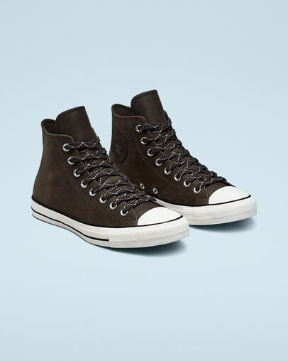 Chuck Taylor All Star Tech Climber Velvet Brown/Vintage White, Angled View