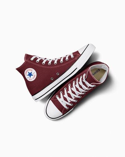 Chuck Taylor All Star Canvas Maroon, Angled View