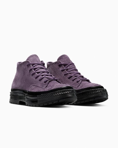 Chuck 70 National Suede Raisin/Raisin/Black, Top and Side View