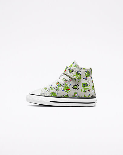 Chuck Taylor All Star Easy-On Creatures Mouse/Virtual Matcha/Black, Inner Side View