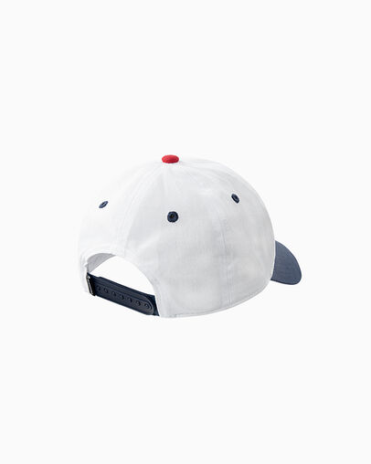 RETRO REMIX CURVE BRIM White, 3/4 View