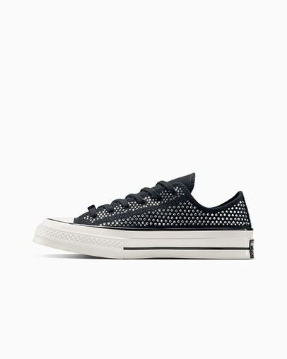 Chuck 70 with Swarovski&reg; crystals Black/Vintage White/Egret, Inner Side View