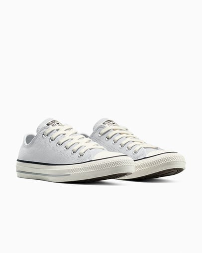 Chuck Taylor All Star Contrast Suede Grey Area/Total Eclipse/Egret, Top and Side View