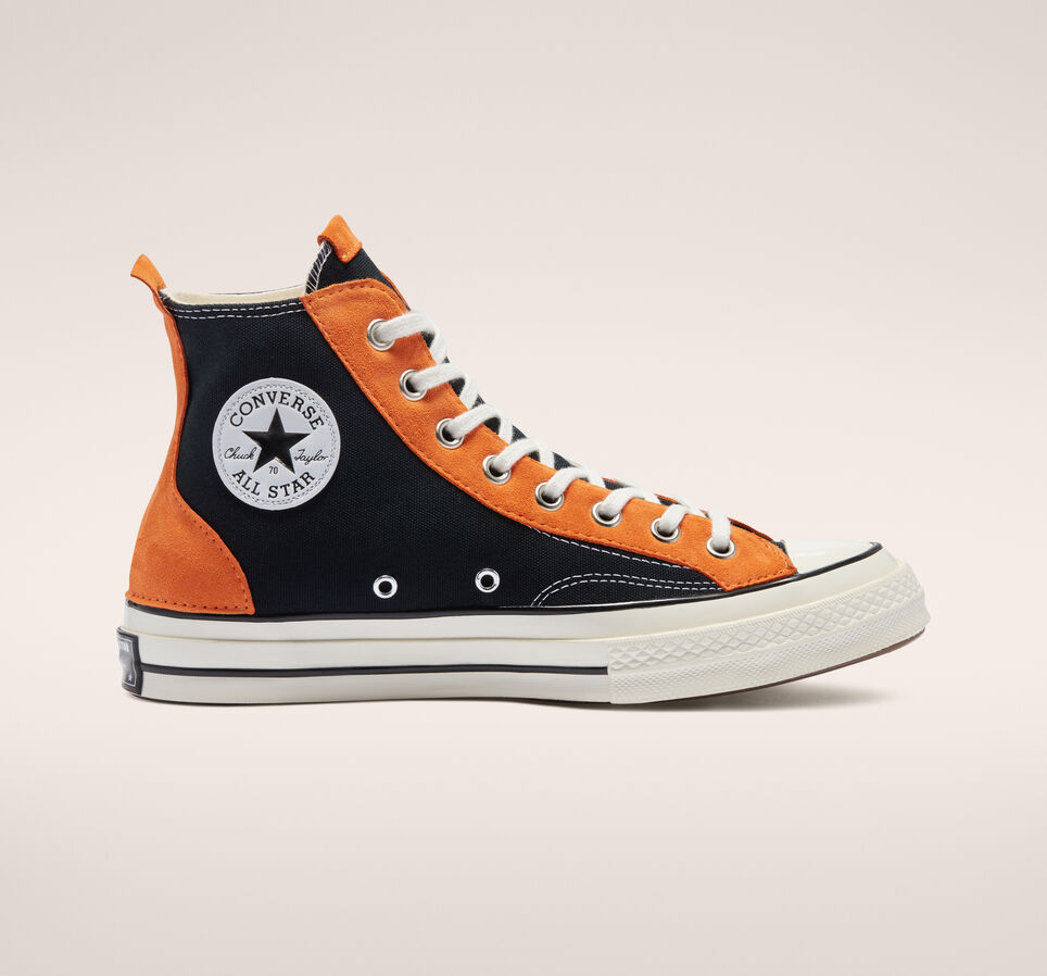 Chuck 70 Space Vintage Daim Noir/Orange