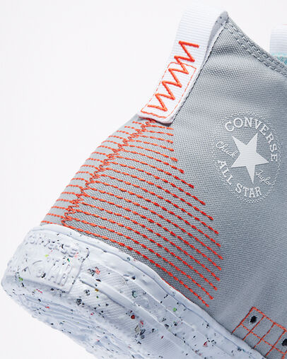 Chuck Taylor All Star Crater Summer Daze Ash Stone/Bright Poppy/White, Detail Angle View