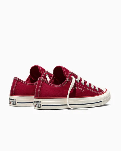 Chuck Taylor All Star Valentine&rsquo;s Day Days Ahead/Egret/Navy, Heel View
