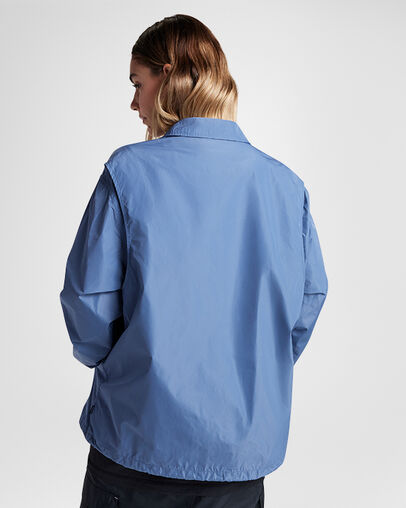 Go-To Andover Coach's Jacket Bleu lacustre, Back View